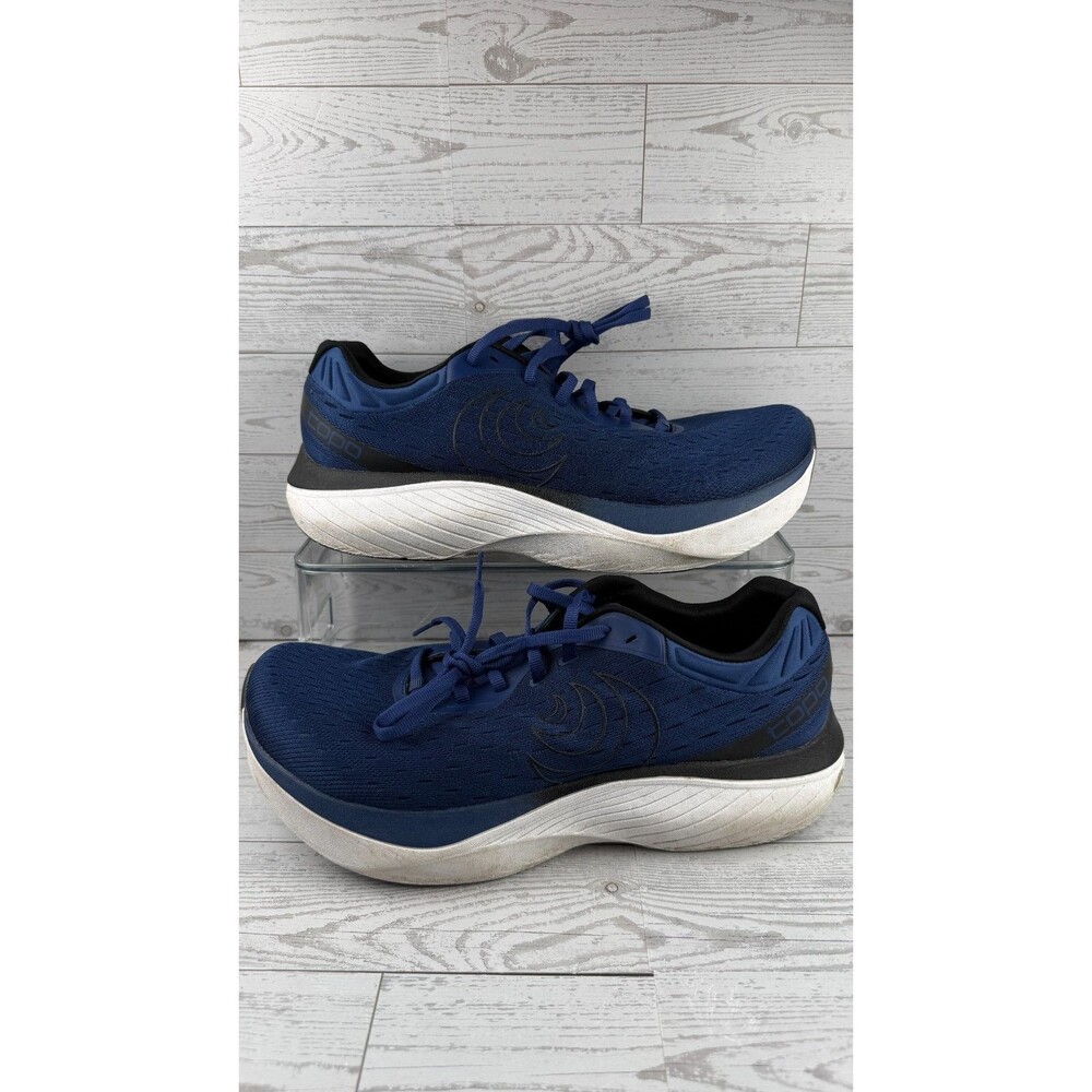 Topo Athletic Atmos Blue White US 10.5D Mens Sneakers Mesh Running Shoes #578